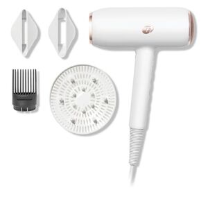 T3 Luxe White and Rose Gold Hair Dryer Set